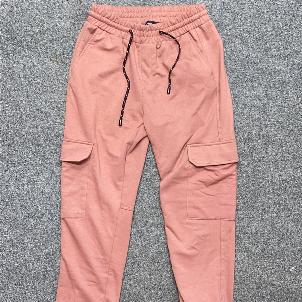 Pink Cargo Pants